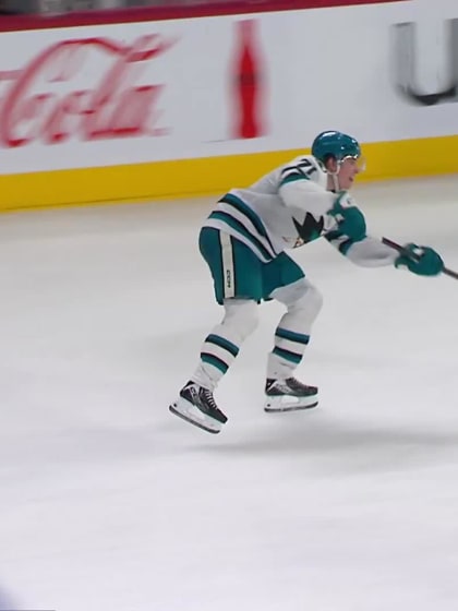 Macklin Celebrini with a Goal vs. Montréal Canadiens