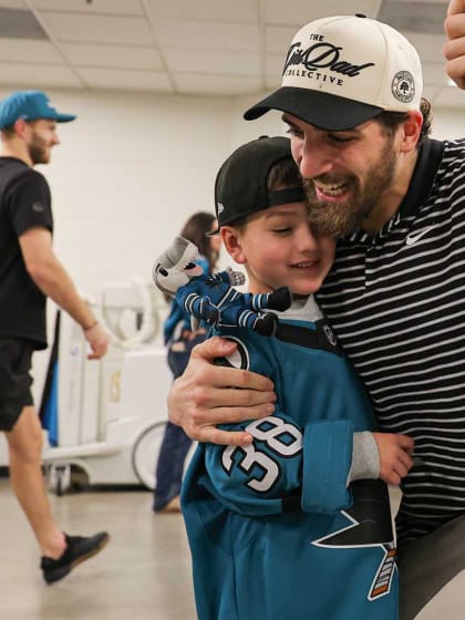 Mario Ferraro's ticket program creates unforgettable Sharks experiences for families impact by Pediatric Cancer