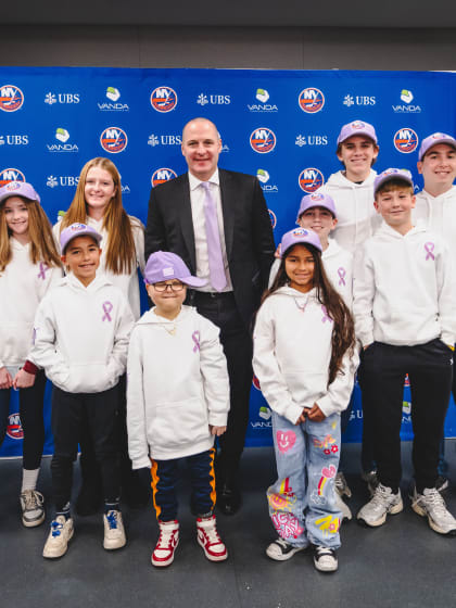 PHOTOS: Mathieu Darche Holds Mini Press Conference for Patients Facing Cancer