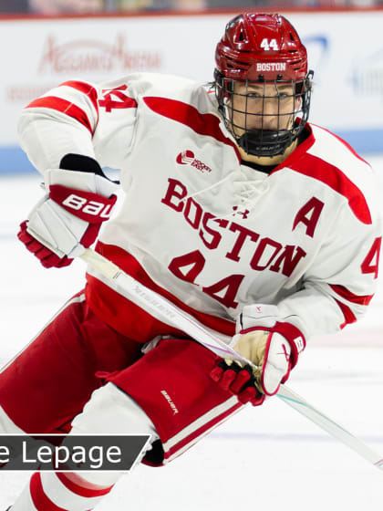 Cole Hutson espoir Capitals Washington Université Boston