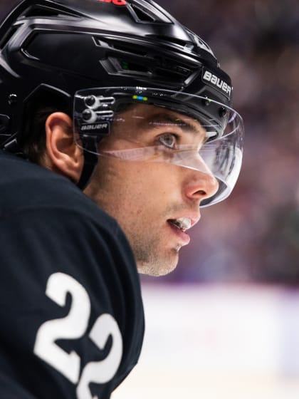 Los Angeles Kings Kevin Fiala erfreut ueber 