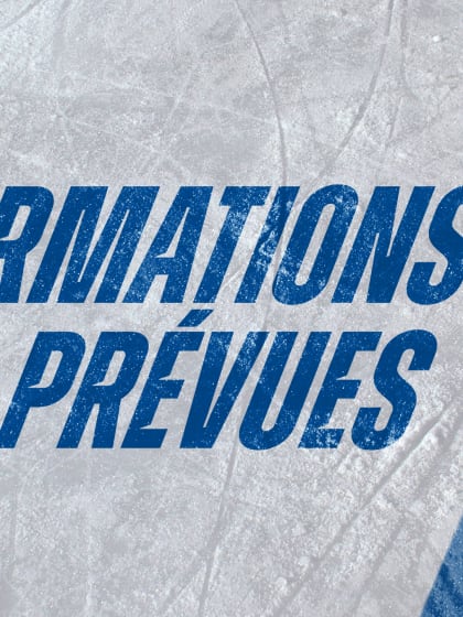 Les formations et gardiens partants prévus de la journée