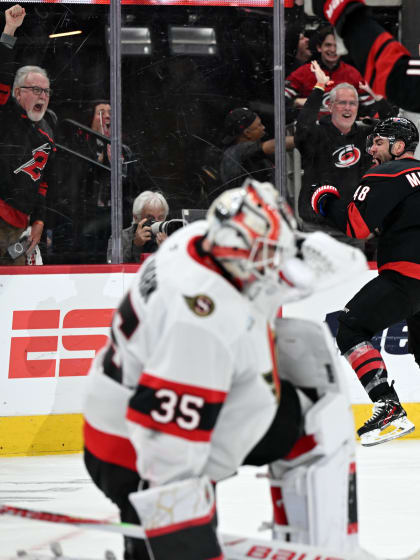 Fem heta puckar Linus Ullmarks spel ger Ottawa Senators hopp