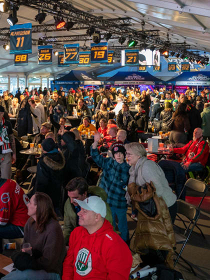 Folkfest när NHL Hockey Day In Sweden kom till Göteborg