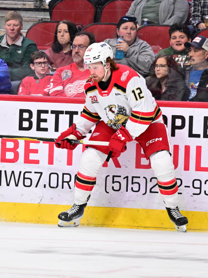 Following completion of collegiate career, Kienan Draper excited to continue hockey journey with Griffins