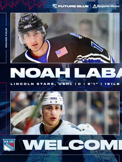 NYR Draft Noah Laba Player Card