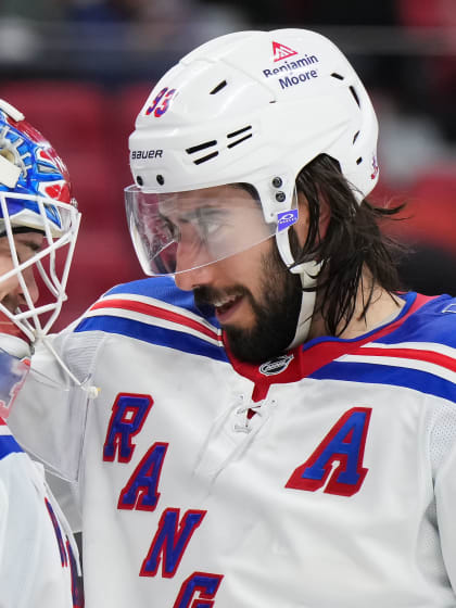 Mika Zibanejad gjorde poäng för femte matchen i rad för New York Rangers