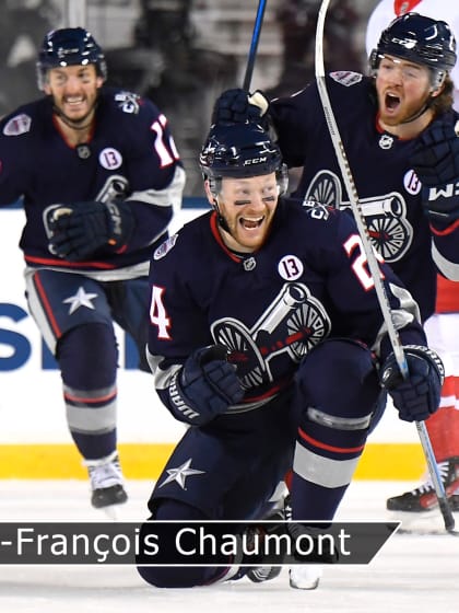 Une soirée inoubliable pour Olivier et les Blue Jackets