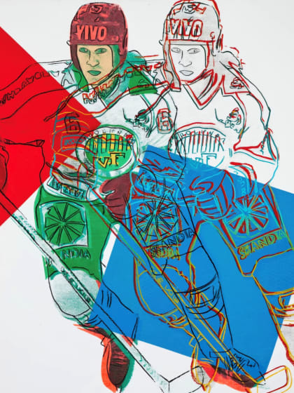 Christer Kellgren unik svensk på tavla för Warhol och i NHL med Colorado Rockies