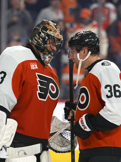 Flyers målskytte lossnade med Ersson mellan stolparna