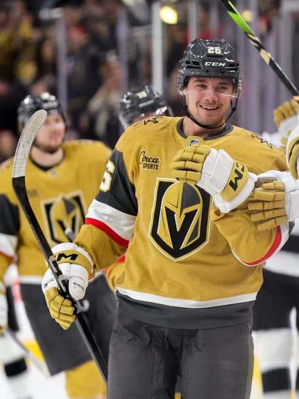 Golden Knights forward Alexander Holtz bröt lång måltorka