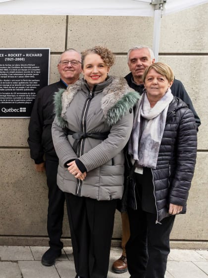 New plaques at the Bell Centre