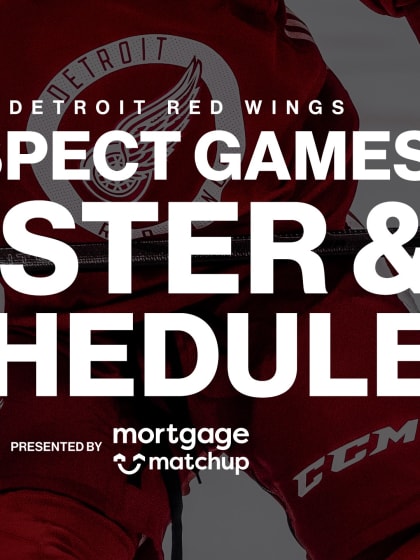 Red Wings release 2024 NHL prospect games roster and schedule