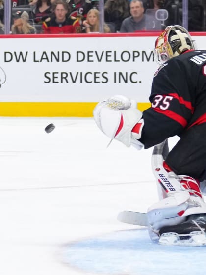 Linus Ullmark med karriärens 14:e nolla i NHL 