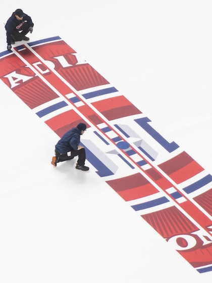 Making-of new Habs center-ice logo
