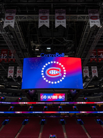 Premier aperçu du nouveau tableau indicateur du Centre Bell