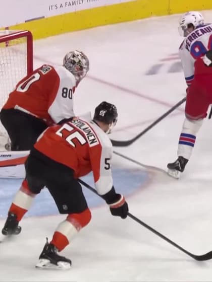 Superbe passe de Perreault à Zibanejad en A.N.