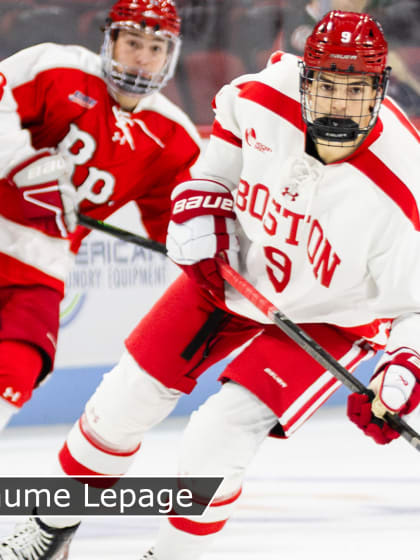 Sacha Boisvert NCAA Université Boston astres réalignés