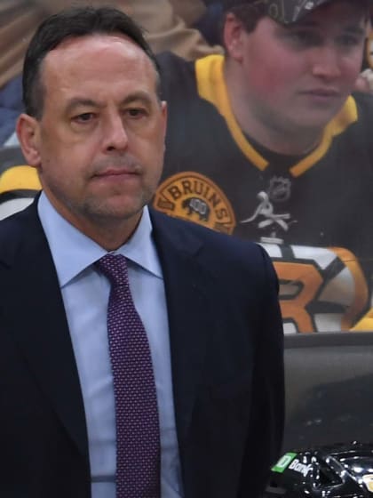 Boston Bruins Trainer Marco Sturm Wiedersehen mit San Jose Sharks