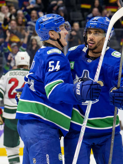 Canucksin Rädyllä NHL uran tehokkain ilta
