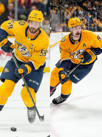 Roman Josi (2021-22) & Filip Forsberg (2024-25)