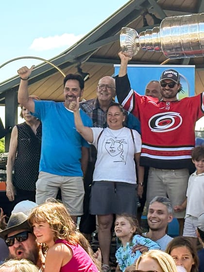 Hurricanes William Carrier brings Stanley Cup to hometown