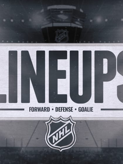 Projected lineups, starting goalies for today 