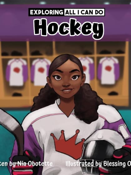 Nia Obotette book introduces hockey to young people of color