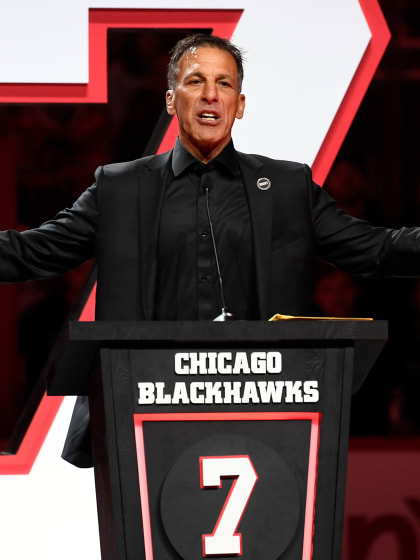 Chris Chelios Chicago Blackhawks number retirement