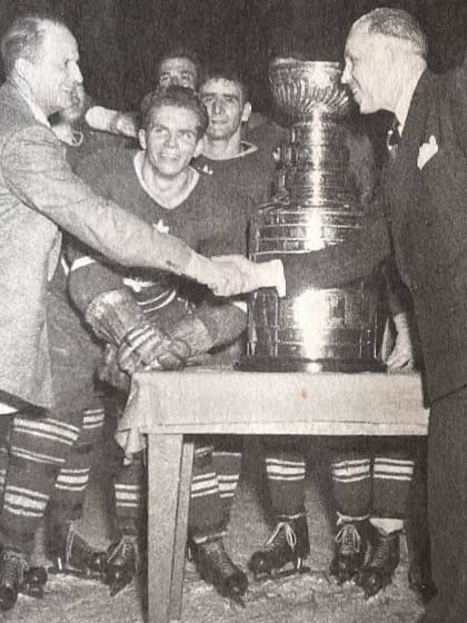 Toronto Maple Leafs 75th anniversary of 1st Stanley Cup 3 peat 