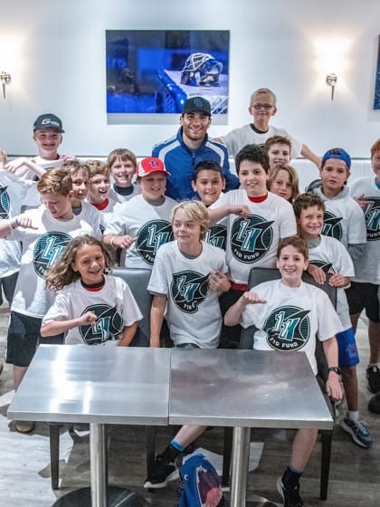 King Clancy blog Sharks Luke Kunin supporting kids with diabetes