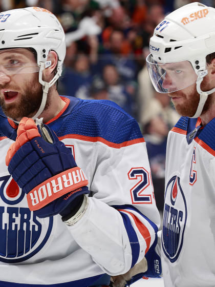 Oilers Connor McDavid, Leon Draisaitl elevating game on verge of Stanley Cup Final
