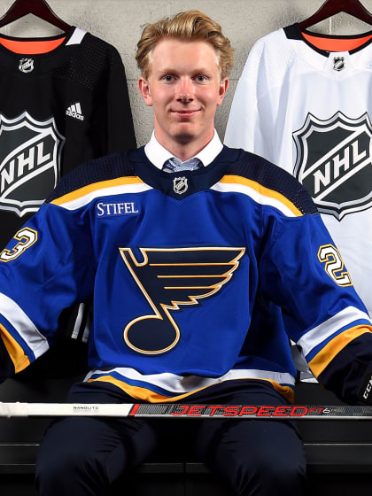 St Louis Blues tar det lugnt med Otto Stenberg Theo Lindstein