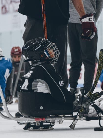 Color of Hockey Team IMPACT aids kids with disabilities