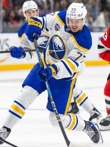 Buffalo Sabres JJ Peterka leaves NHL Global Series game with injury