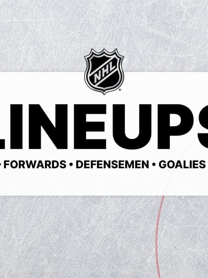 Projected lineups, starting goalies for today 