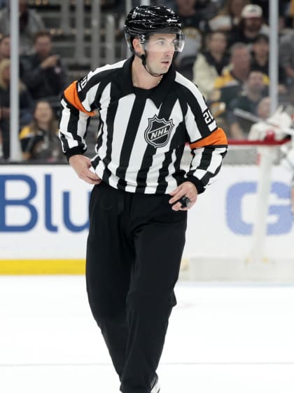 NHL referee Mitch Dunning stretchered off ice in Avalanche Flyers game