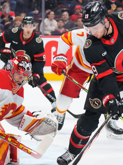 Calgary Flames Ottawa Senators game recap November 25