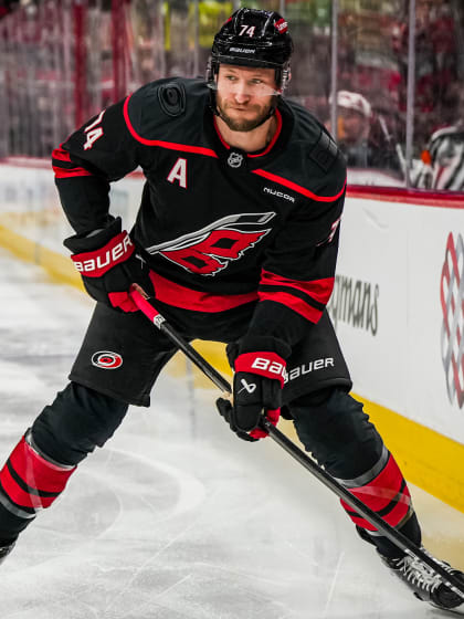 NHL EDGE stats Jaccob Slavin reaches top skating speed by defenseman this season