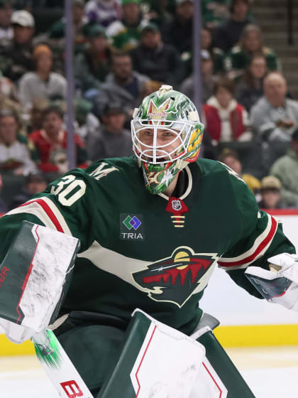 Jesper Wallstedt klev in istället för Filip Gustavsson för Minnesota Wild