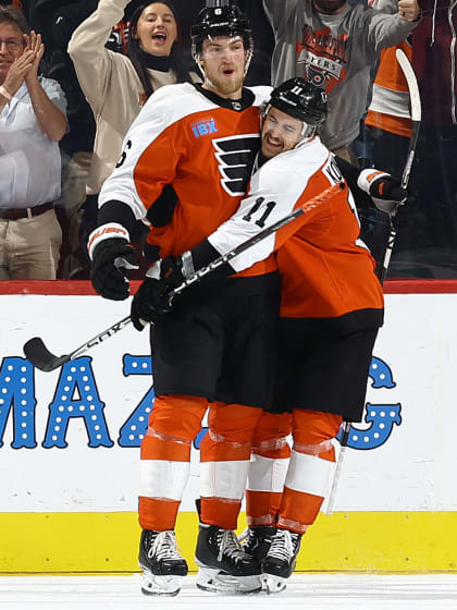 Travis Sanheim, Travis Konecny like 'old married couple' with Philadelphia