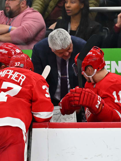 NHL EDGE stats Impact of Detroit Red Wings coaching change to Todd McLellan