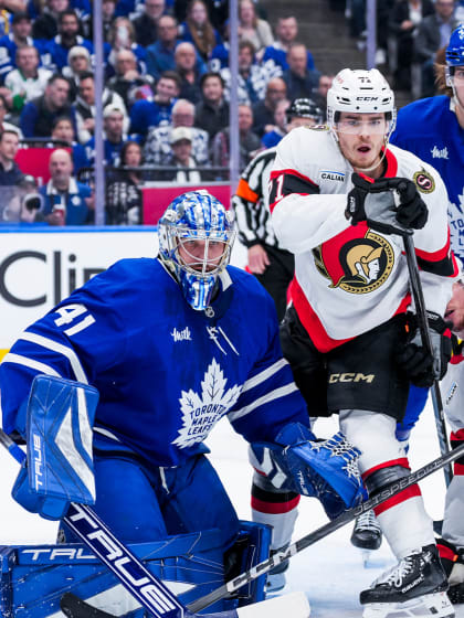Ridly Greig trying to do his part for Ottawa Senators in Eastern 1st Round
