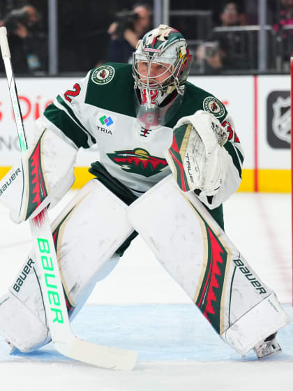 Filip Gustavsson utgick efter två perioder för Minnesota Wild