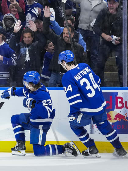 Matthew Knies game one difference maker for Toronto Maple Leafs