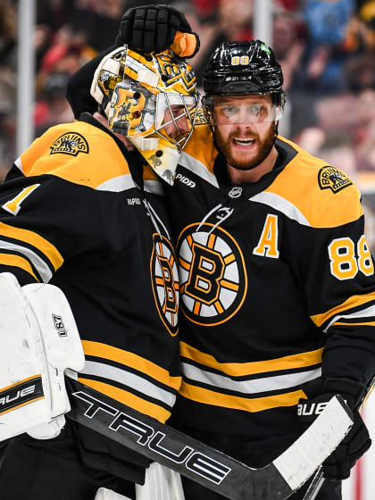 Jeremy Swayman says Boston Bruins will be better next season