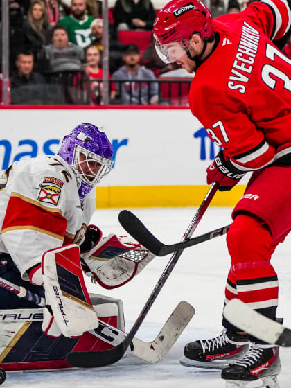 NHL EDGE stats Carolina Hurricanes Florida Panthers 2025 Eastern Conference Final