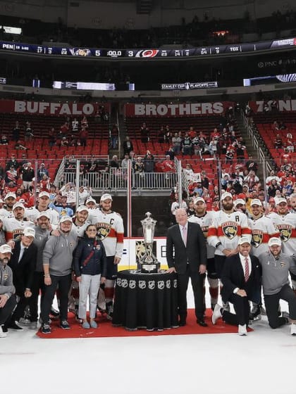 2025 Florida Panthers Prince of Wales Trophy presentation