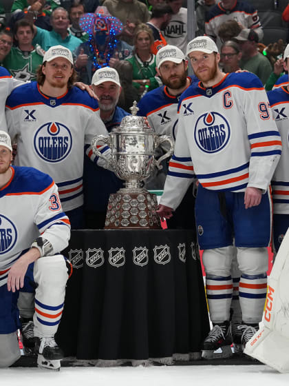 2025 Edmonton Oilers Clarence S. Campbell Bowl presentation