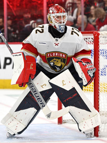 Sergei Bobrovsky Stuart Skinner goalie matchup 2025 Stanley Cup Final